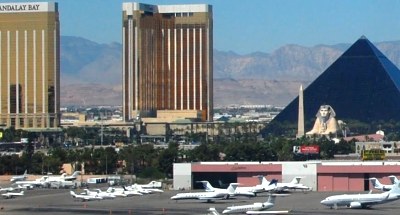 Charter flight to Las Vegas