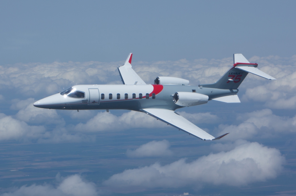 lear jet for charter