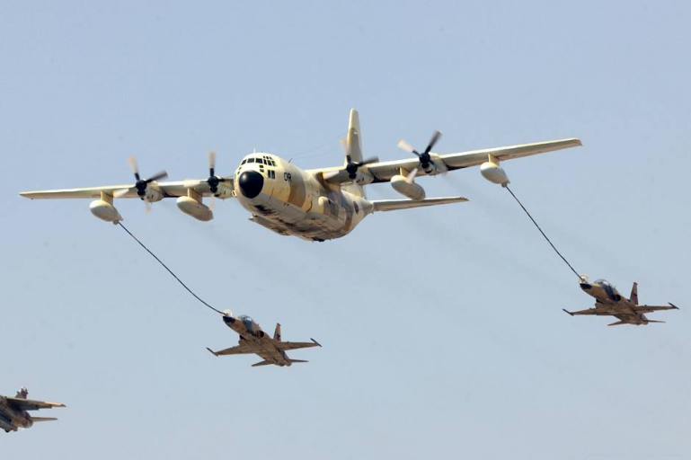 Marocaine Air Force Refueling exercices 