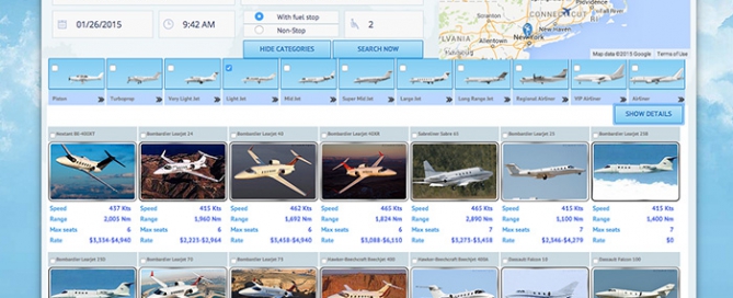 AirCharter.com New Booking Engine