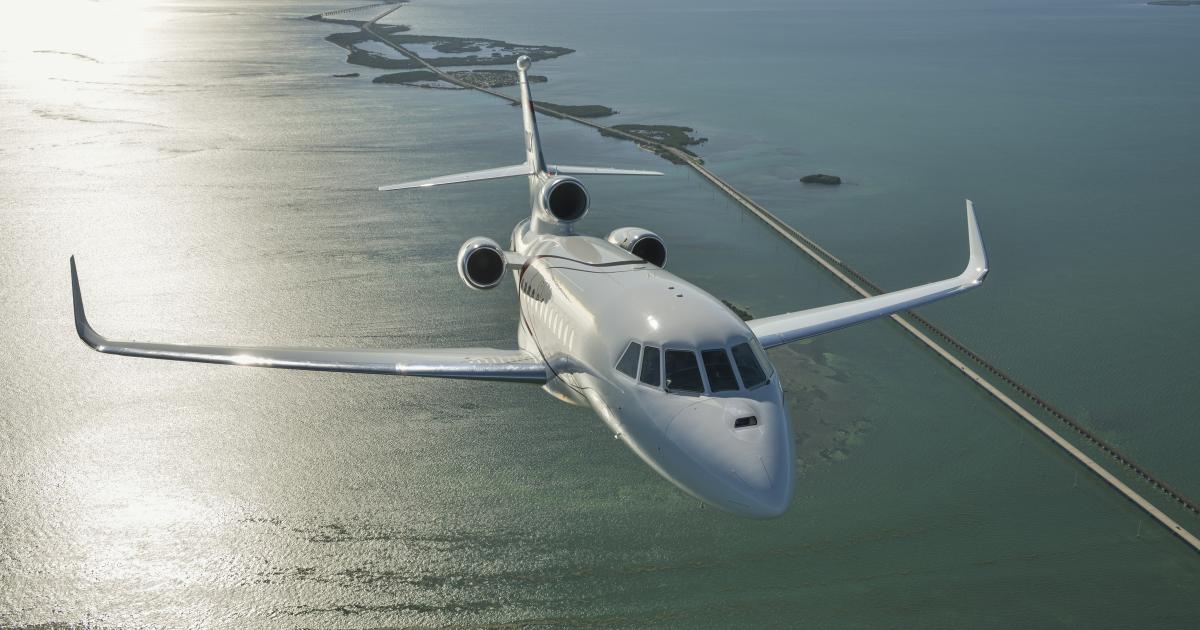 The available inventory of business jets increased by 32 percent in February