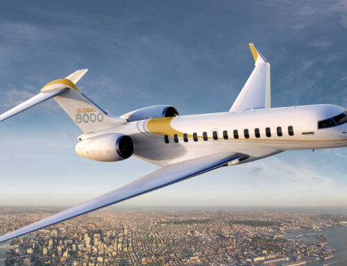 First Production Global 8000 Takes to the Skies
